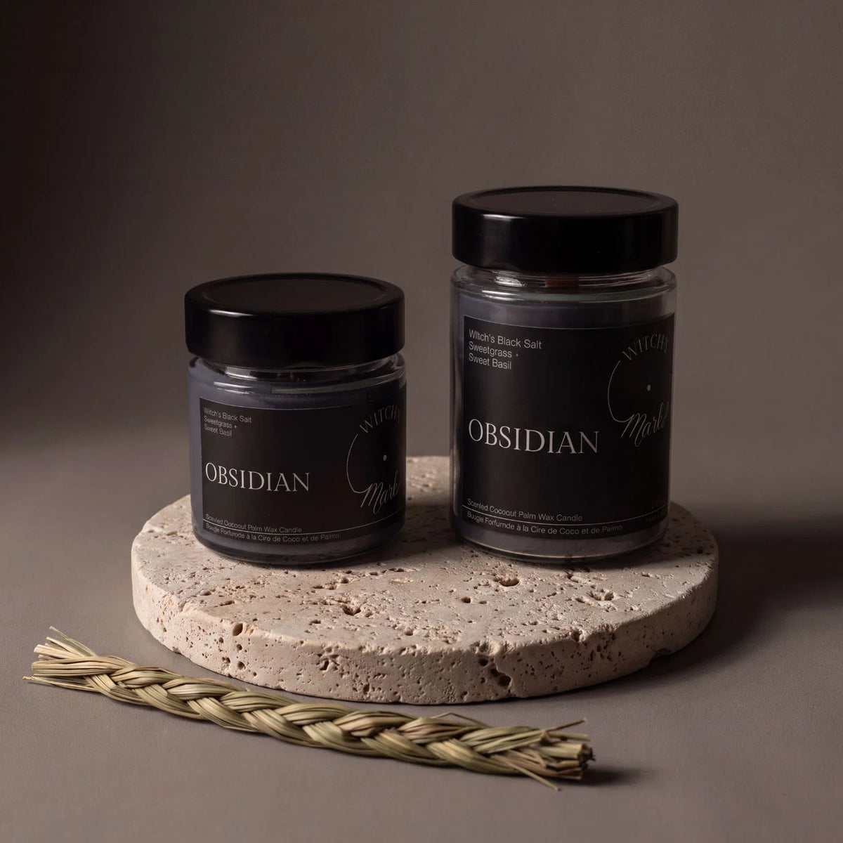 Obsidian Crystal Candle (Formerly Smudge)