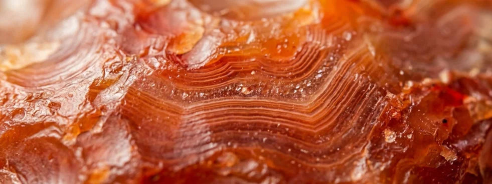 Carnelian crystal texture