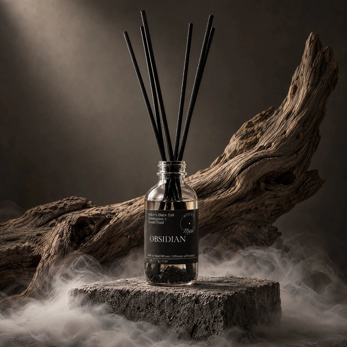 Obsidian - Spell Jar Reed Diffuser (Formerly Smudge)